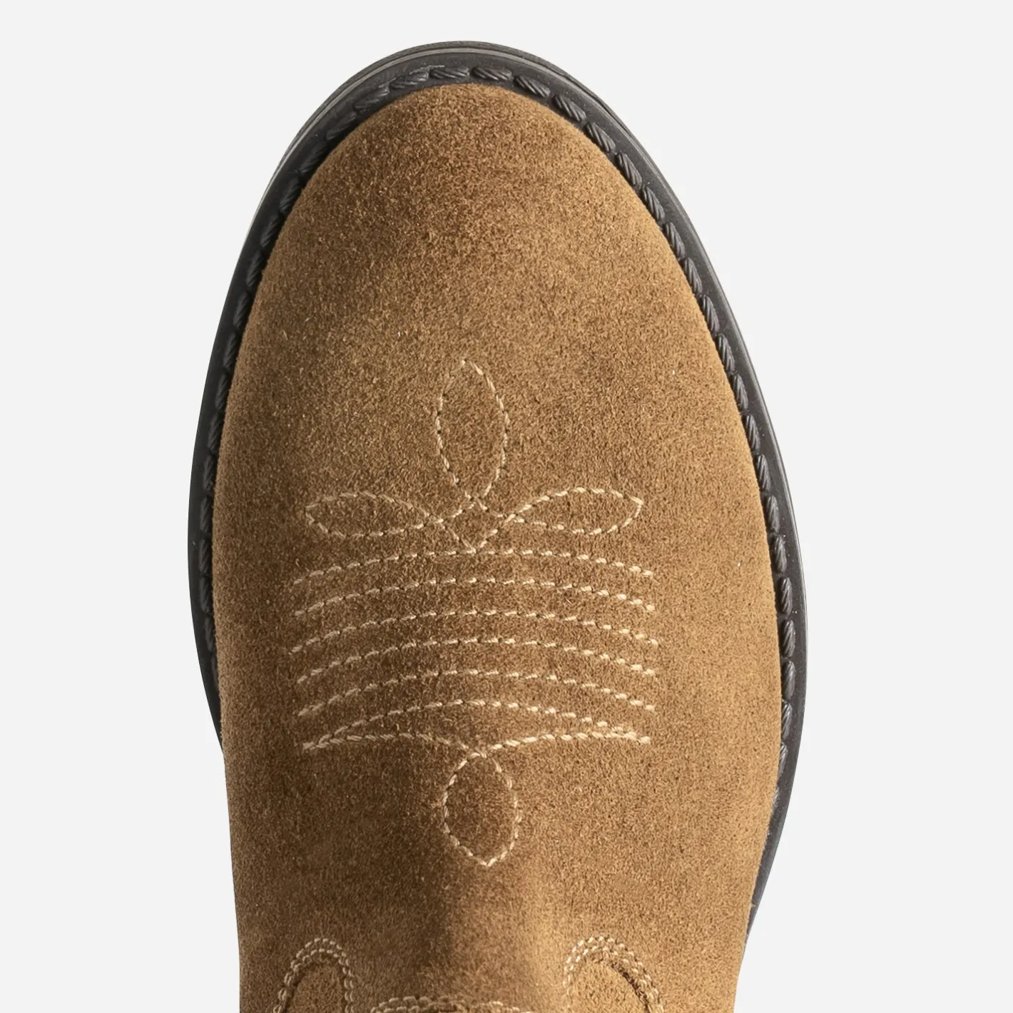 Boots western cuir velours^Buggy Sale