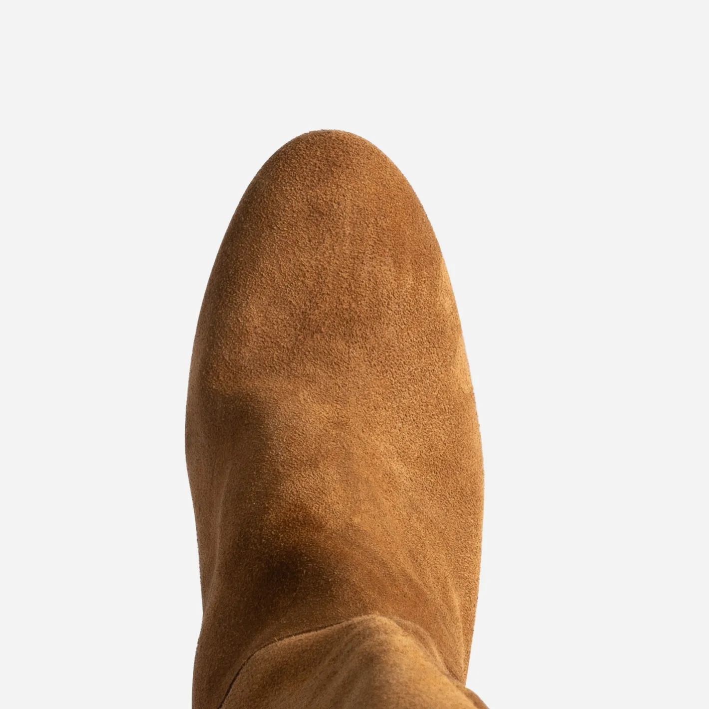 Botte à talon en cuir velours^Eram Discount