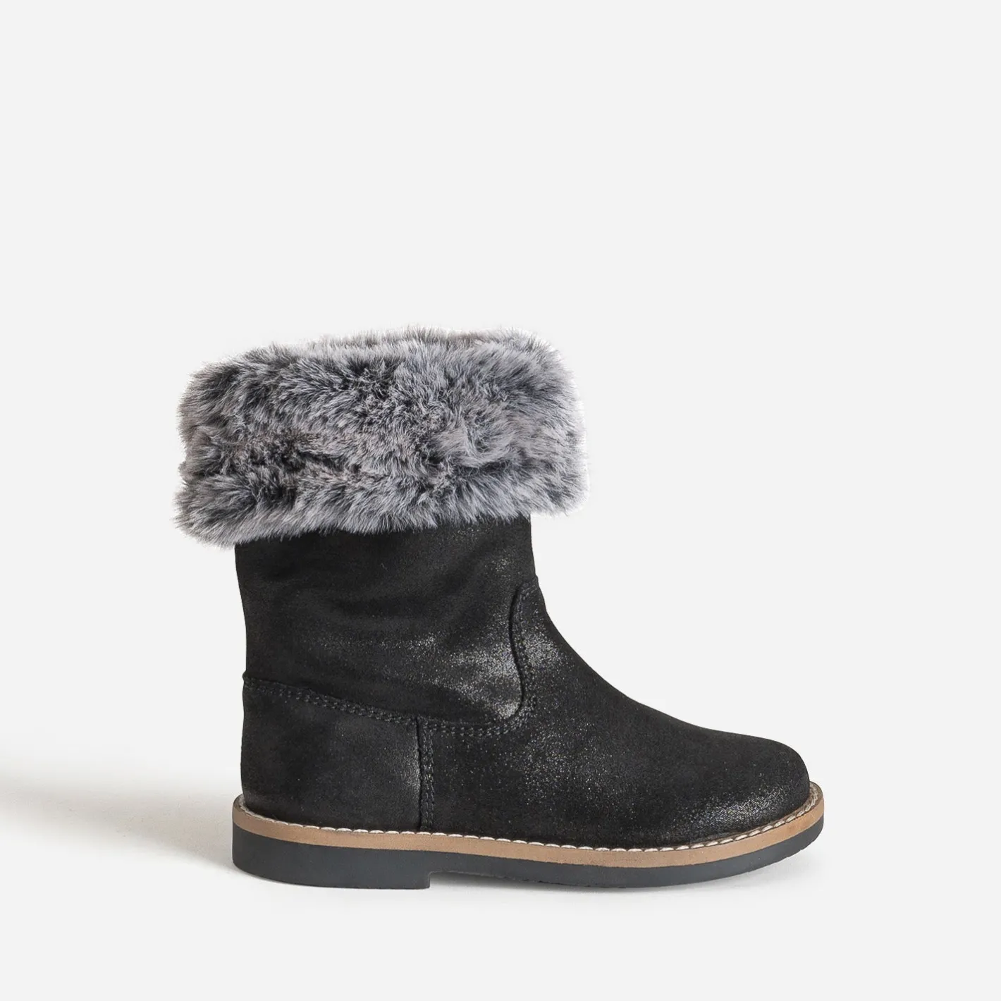 Botte e cuir velours tige fourrée^Buggy Discount