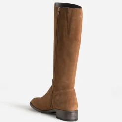 Botte camel cuir velours^Eram Clearance