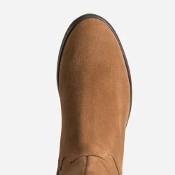 Botte camel cuir velours^Eram Clearance