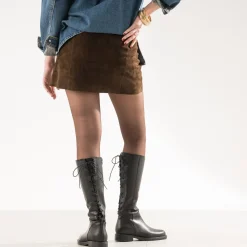 Botte e cuir tige lacée^Eram New