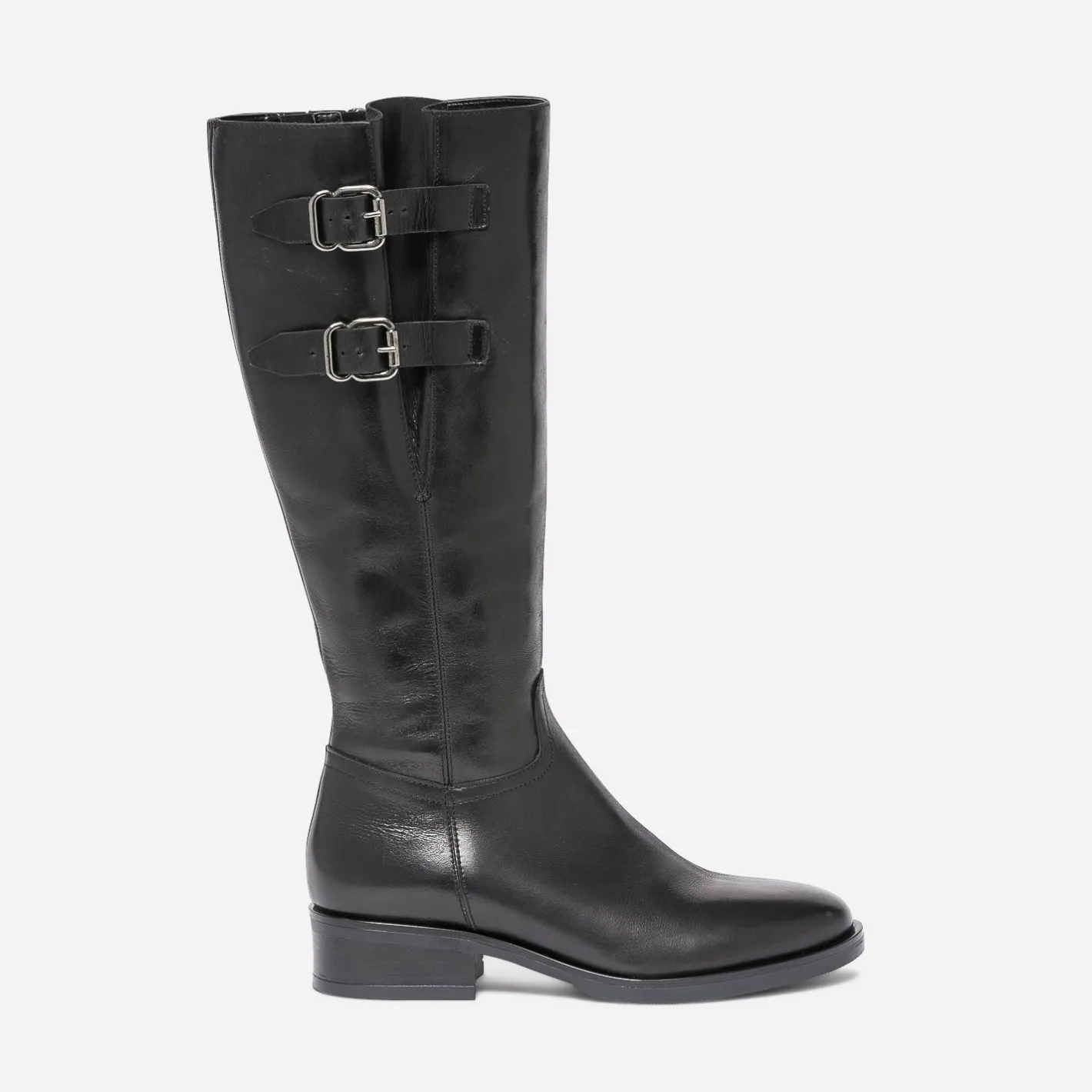 Botte e en cuir à double boucle^Eram New