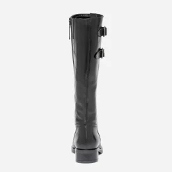 Botte e en cuir à double boucle^Eram New