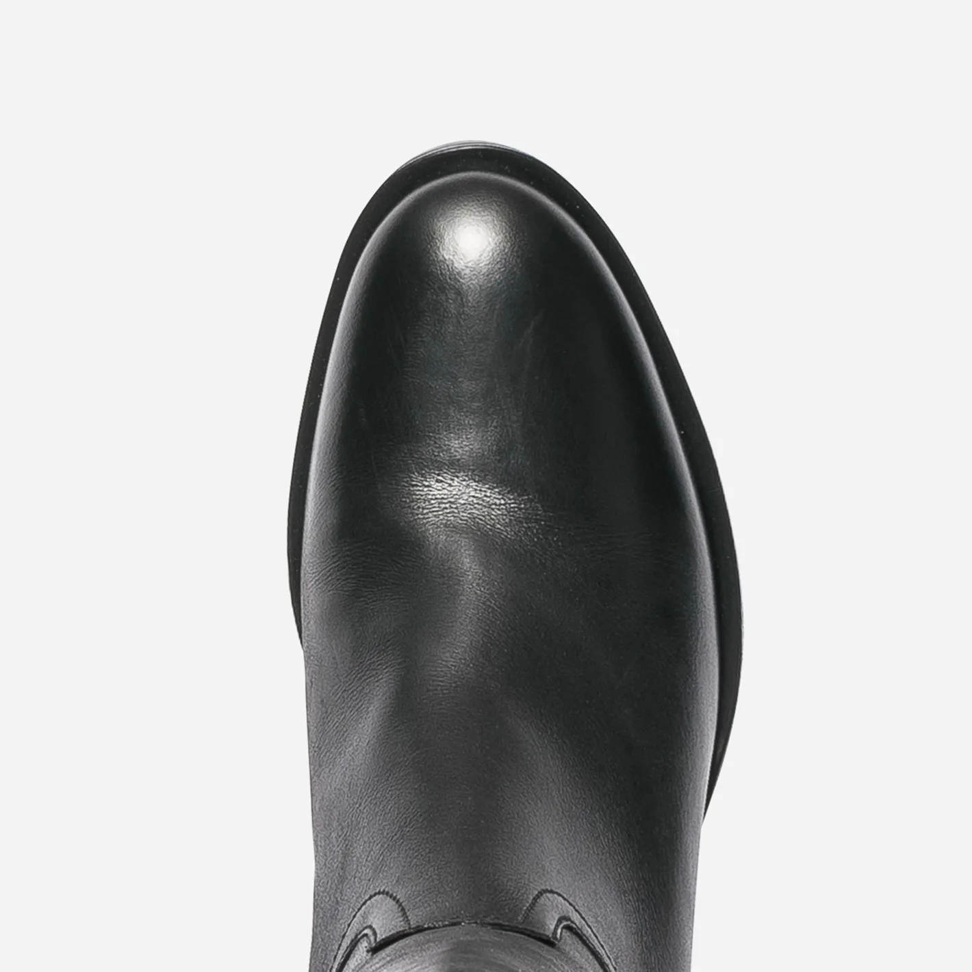 Botte e en cuir à double boucle^Eram New