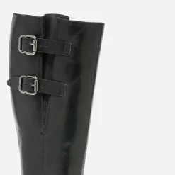 Botte e en cuir à double boucle^Eram New
