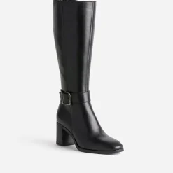 Botte e en cuir à talon^Eram Sale
