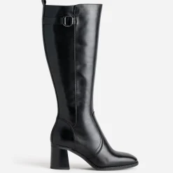 Botte e en cuir décor anneau^Eram Outlet