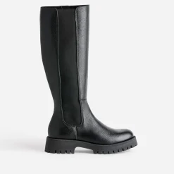 Botte e cuir éco-conçue semelle crantée^Texto New