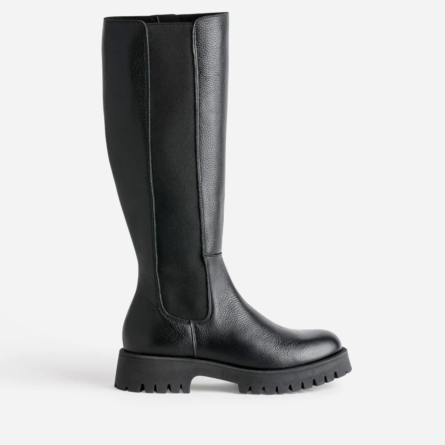 Botte e cuir éco-conçue semelle crantée^Texto New