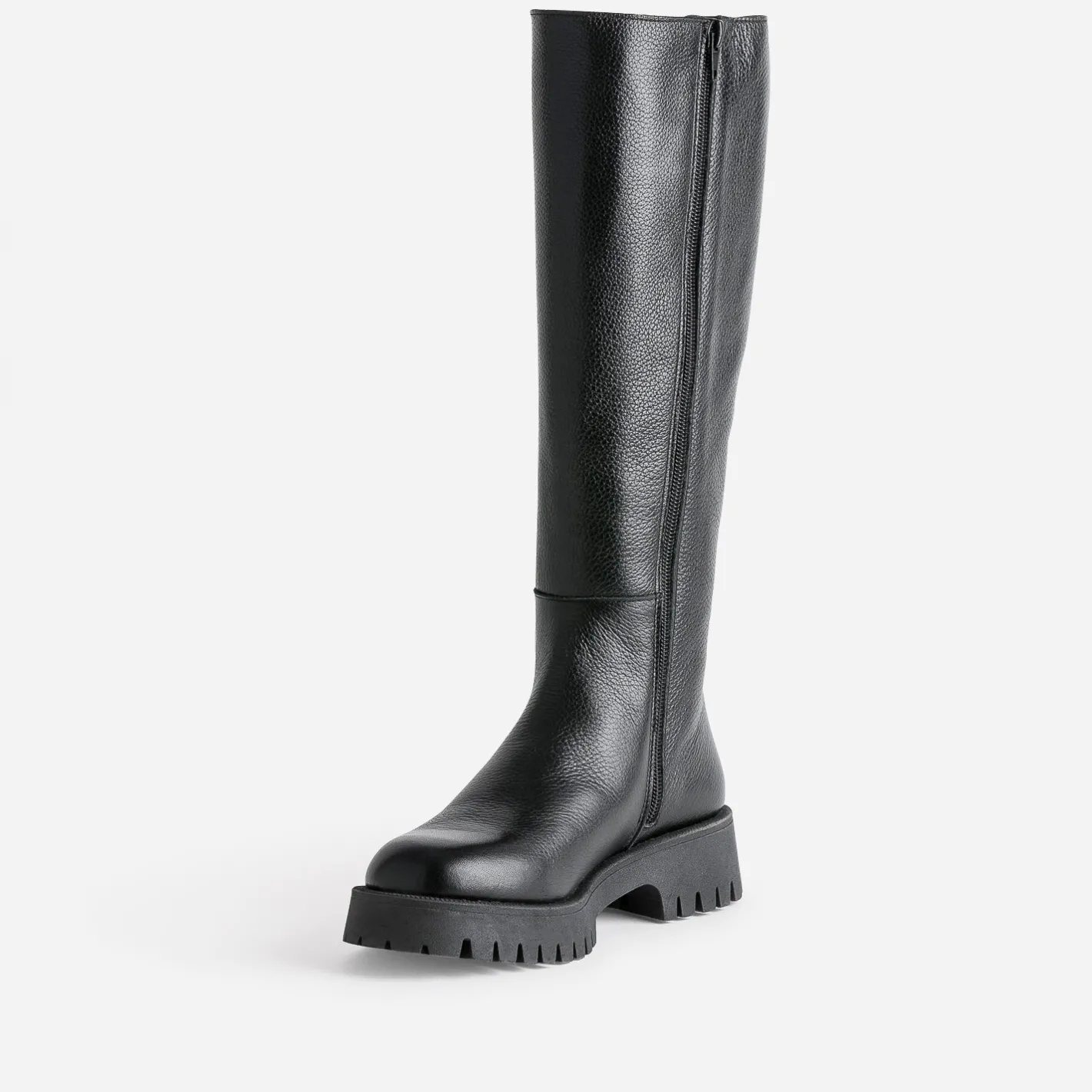 Botte e cuir éco-conçue semelle crantée^Texto New