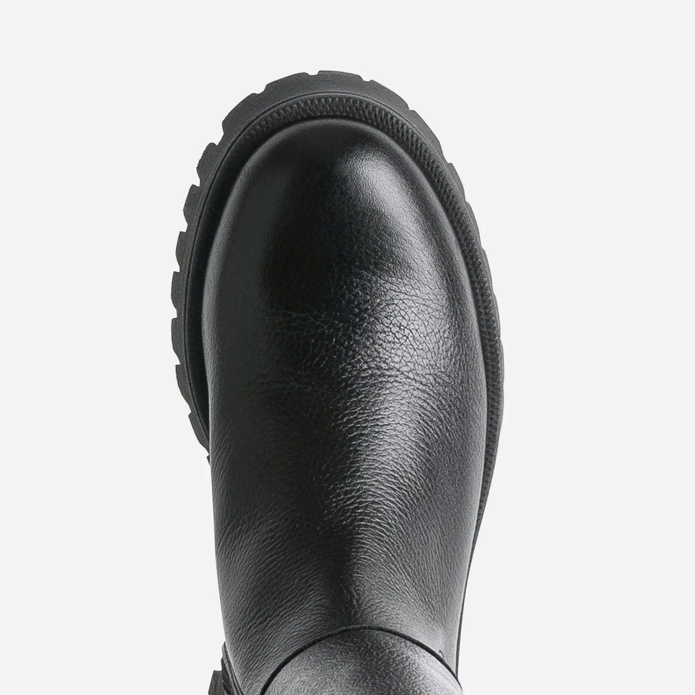 Botte e cuir éco-conçue semelle crantée^Texto New