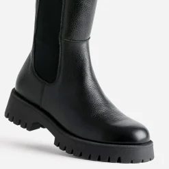 Botte e cuir éco-conçue semelle crantée^Texto New