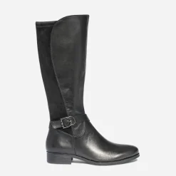 Botte plate e en cuir^Caprice Discount