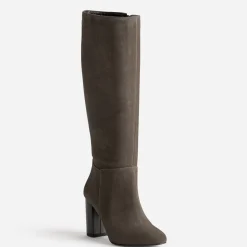 Botte taupe cuir velours^Eram Sale