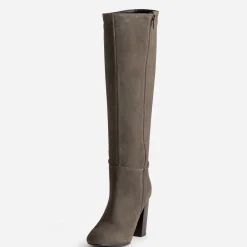 Botte taupe cuir velours^Eram Sale
