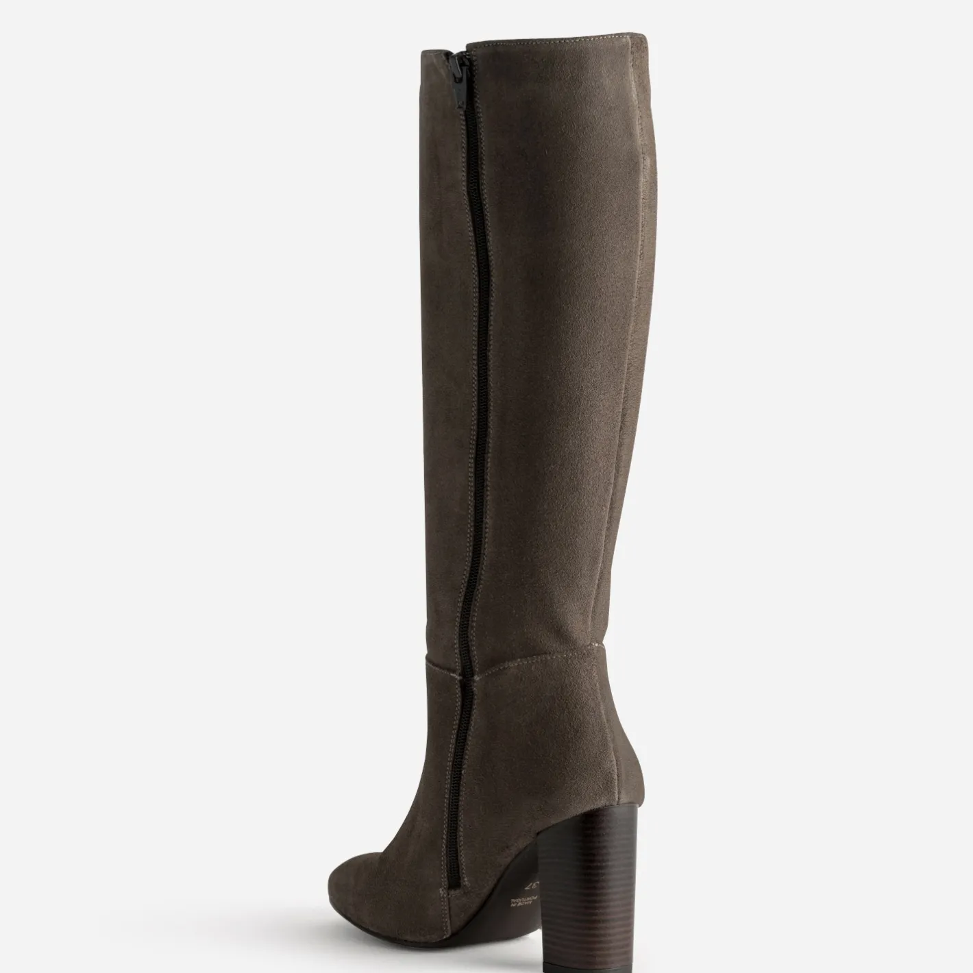 Botte taupe cuir velours^Eram Sale