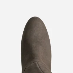 Botte taupe cuir velours^Eram Sale