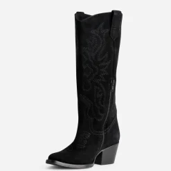 Botte e cuir velours western^Texto New