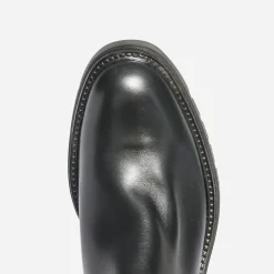 Botte e en cuir avec élastiques côtés^Texto Discount