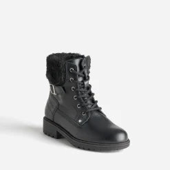 Bottine e cuir bord fourré^Buggy Online