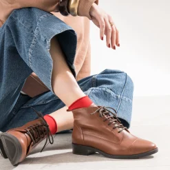 Bottine en cuir éco-conçu^Eram Flex Clearance