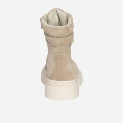 Bottine taupe éco-conçue en cuir velours^Texto Online