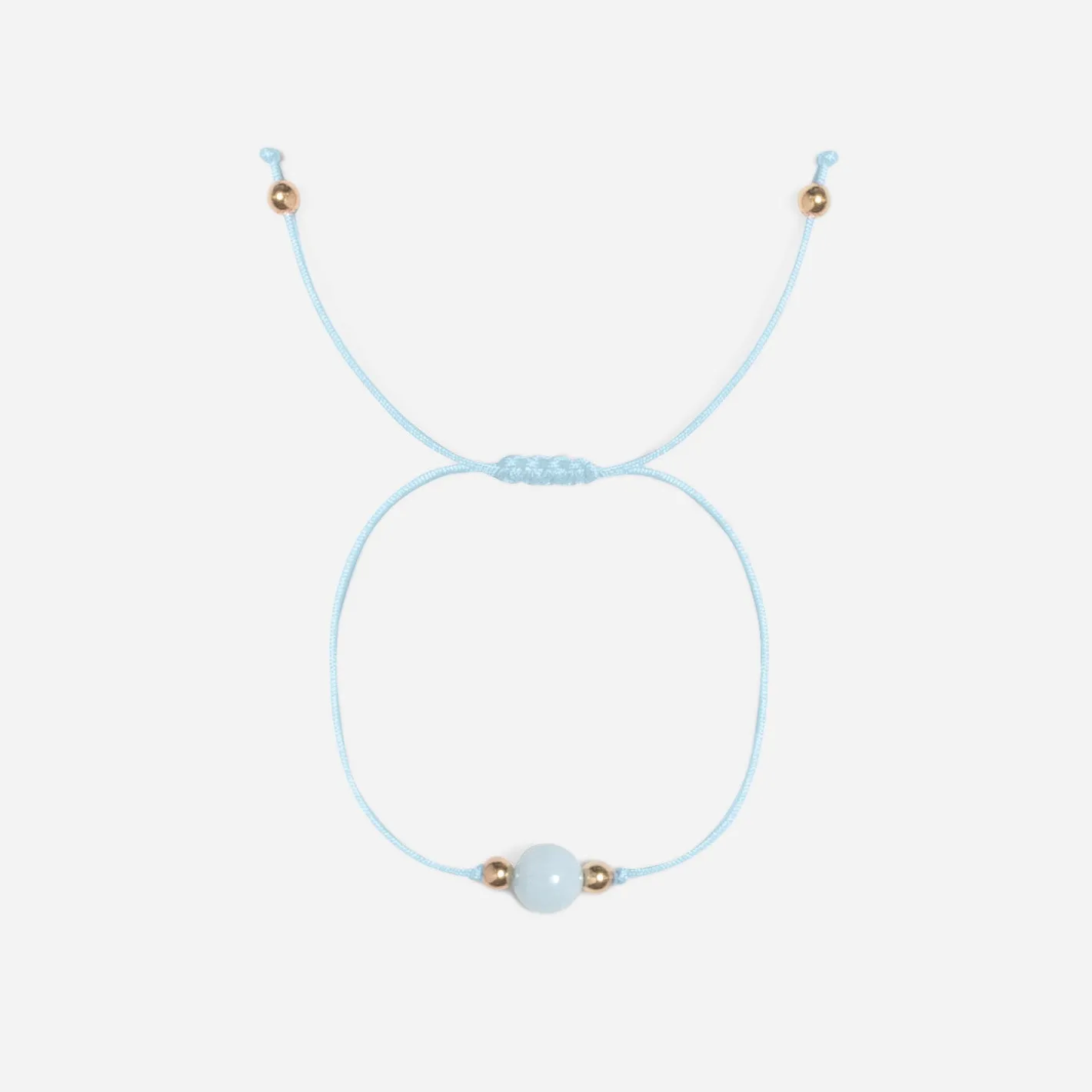 Bracelet pierre aigue-marine^Eram Hot