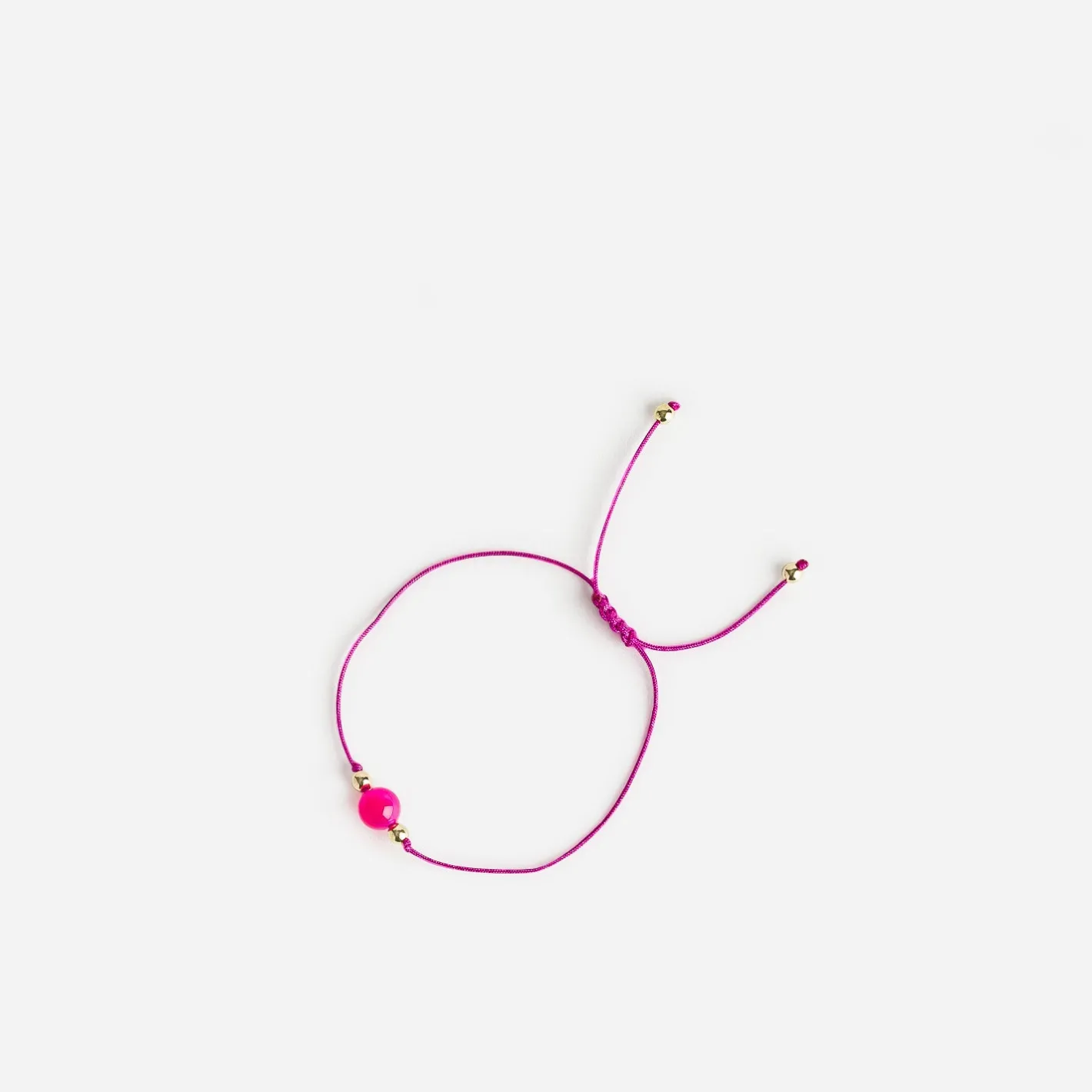 Bracelet pierre agate fuchsia - Sélection Octobre^Eram Sale