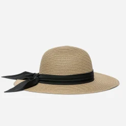 Capeline foncé avec nœud noir^Eram Sale