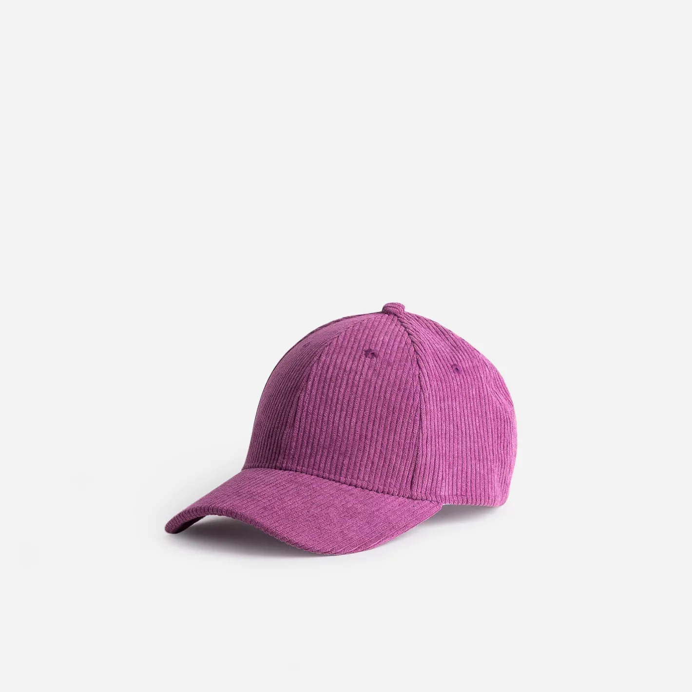 Casquette foncé en velours côtelé^Texto New