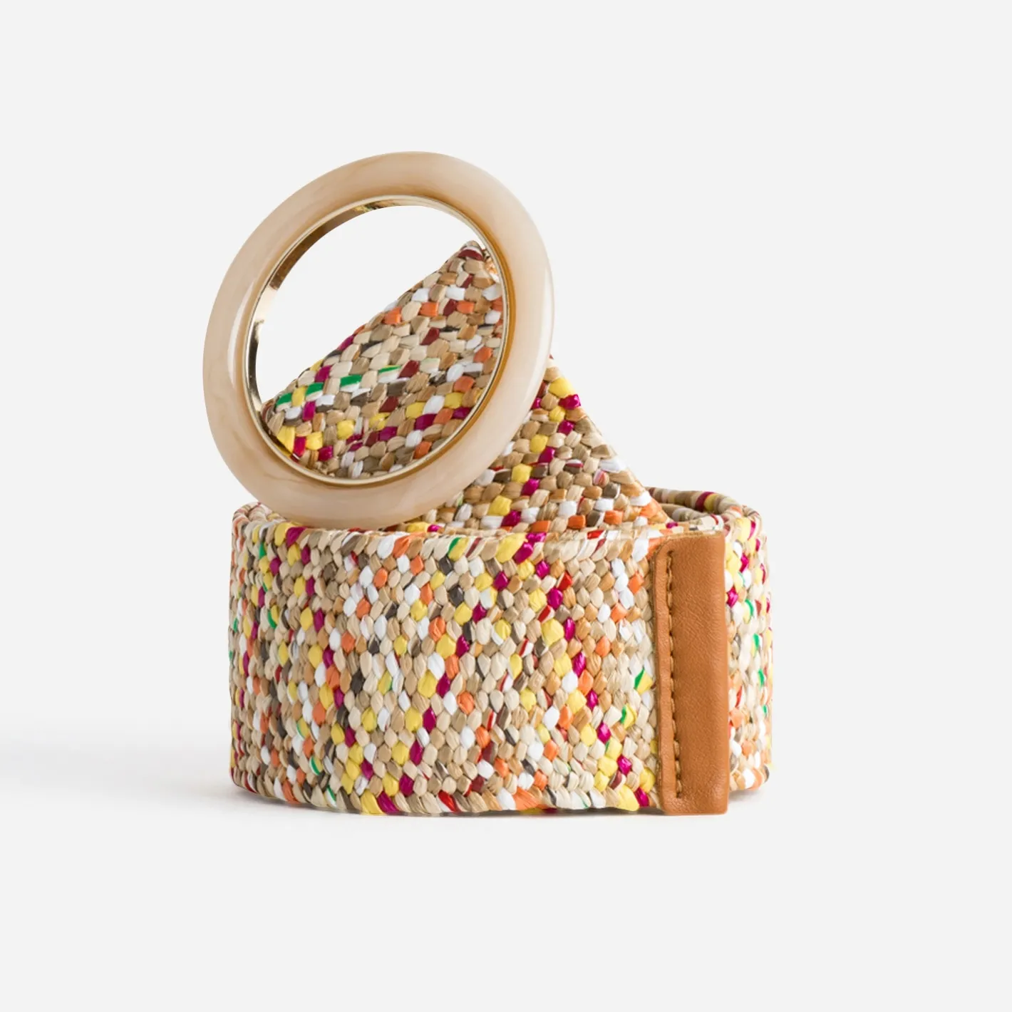 Ceinture beige tressage multico^Eram Outlet
