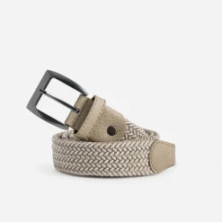 Ceinture taupe tressée homme^Eram