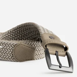 Ceinture taupe tressée homme^Eram