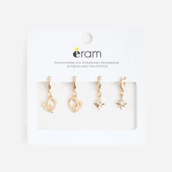 Charm's amovibles métal jaune pour bijou^Eram New