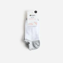 Chaussettes courtes hes et gris pailleté^Eram Sale