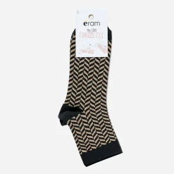 Chaussettes es et or à motifs chevrons^Eram New