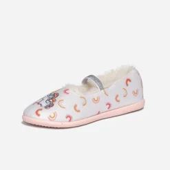Chausson fourré brodé licorne^Eram Outlet
