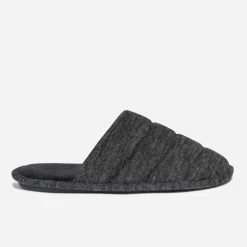 Chausson-mule gris effet matelassé^Eram Online