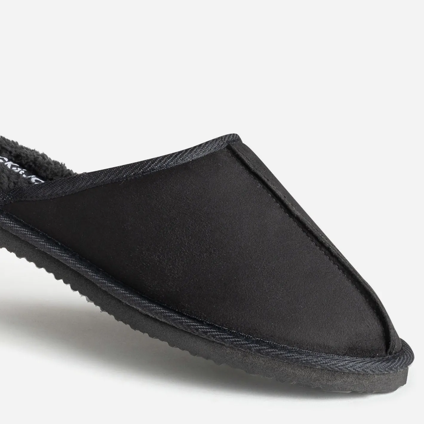 Chausson-mule JACK&JONES suédé fourré^Jack & Jones New