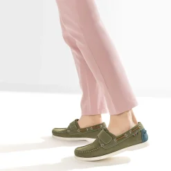 Chaussure-bateau cuir nubuck scratch^Eram Outlet