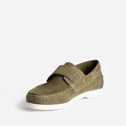 Chaussure-bateau cuir nubuck scratch^Eram Outlet