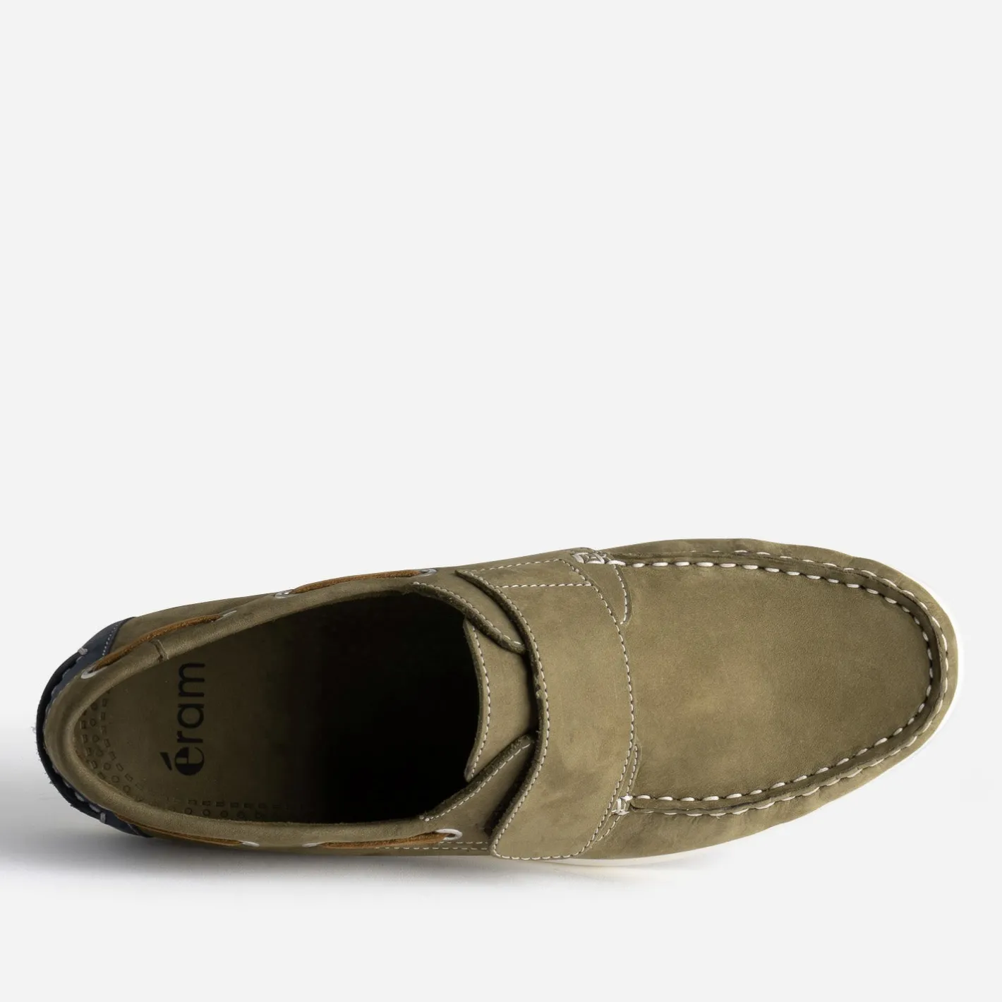Chaussure-bateau cuir nubuck scratch^Eram Outlet
