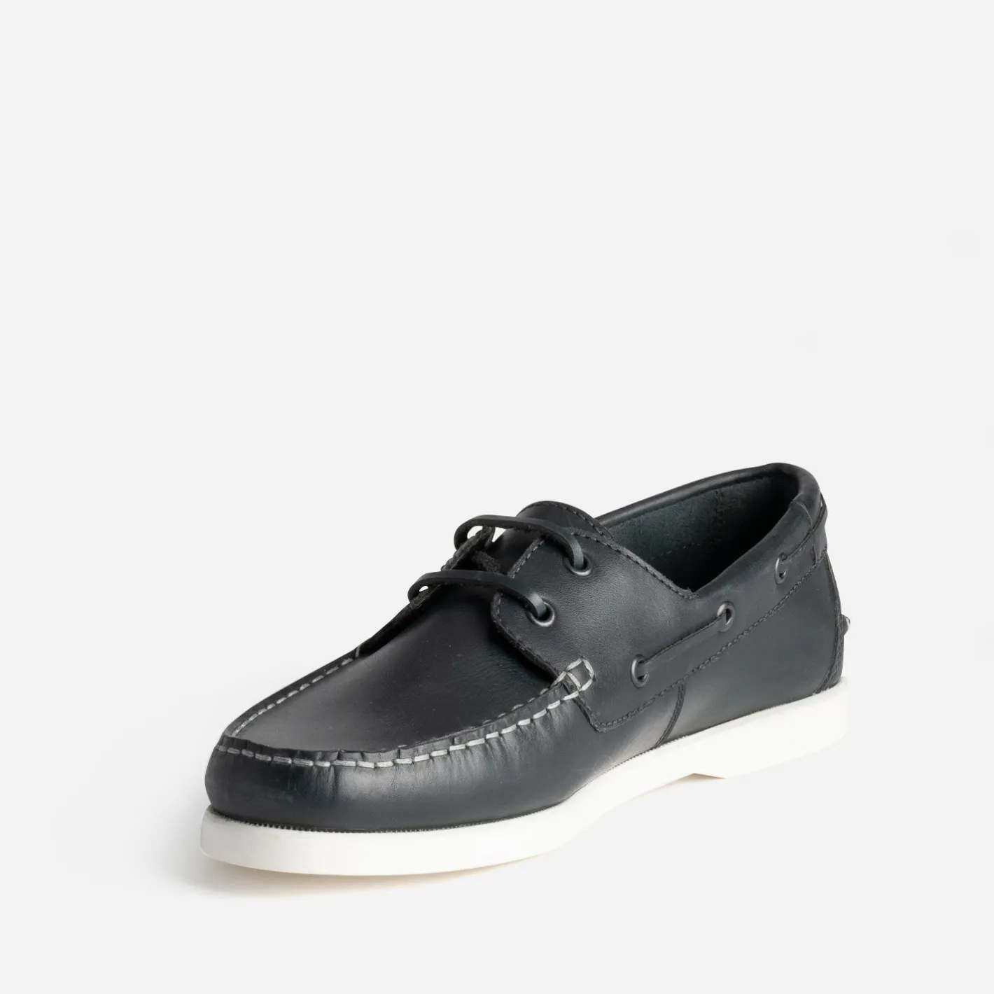 Chaussure-bateau en cuir^Eram Sale