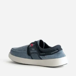 Chaussure-bateau e toile^Tbs