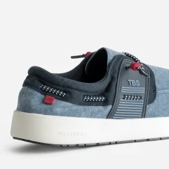 Chaussure-bateau e toile^Tbs