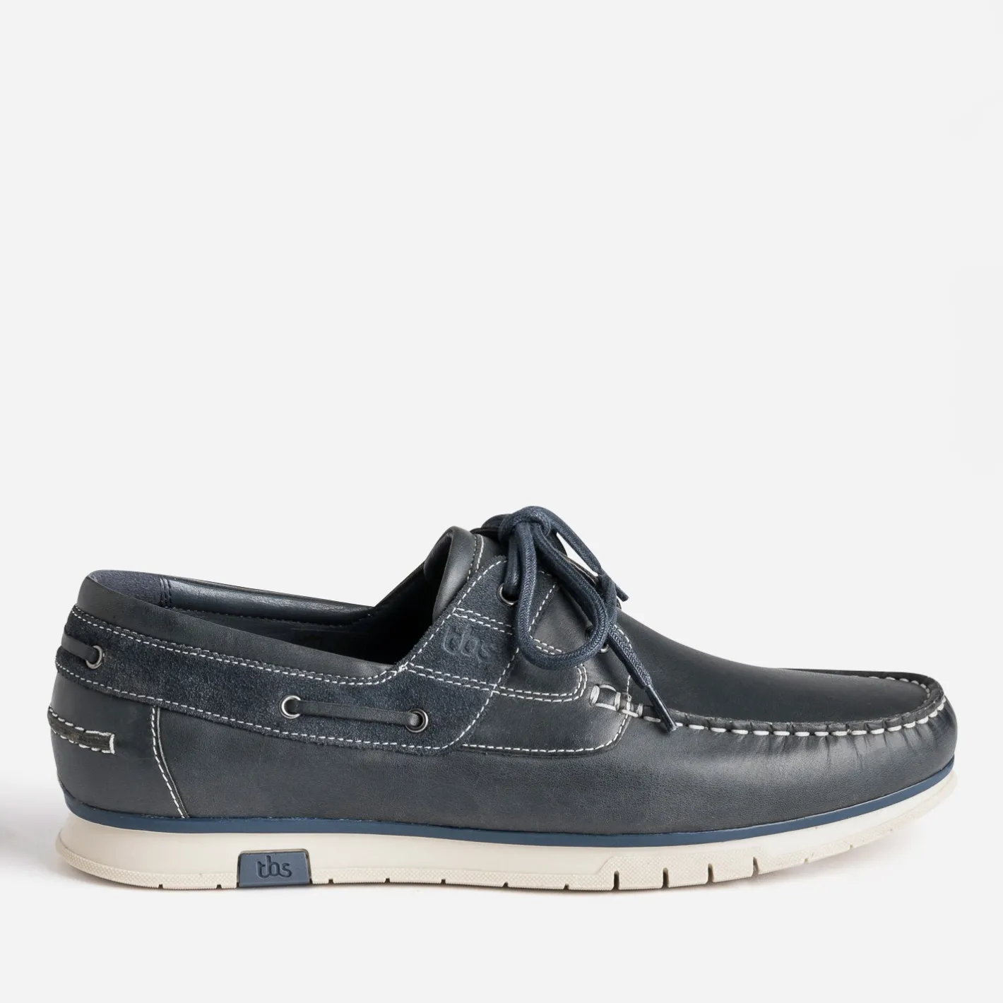 Chaussure-bateau en cuir^Tbs Sale