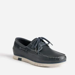 Chaussure-bateau en cuir^Tbs Sale