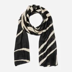 Chèche et noir à motif zèbre^Eram Hot