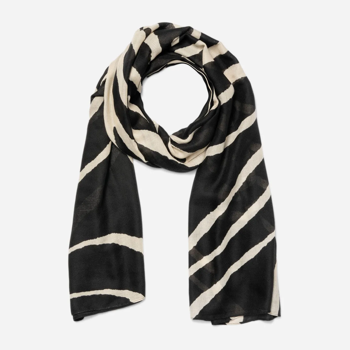 Chèche et noir à motif zèbre^Eram Hot